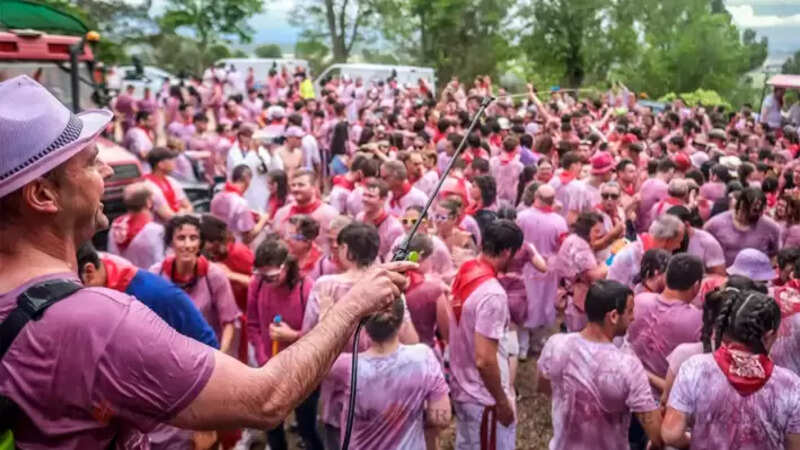 red wine fight
